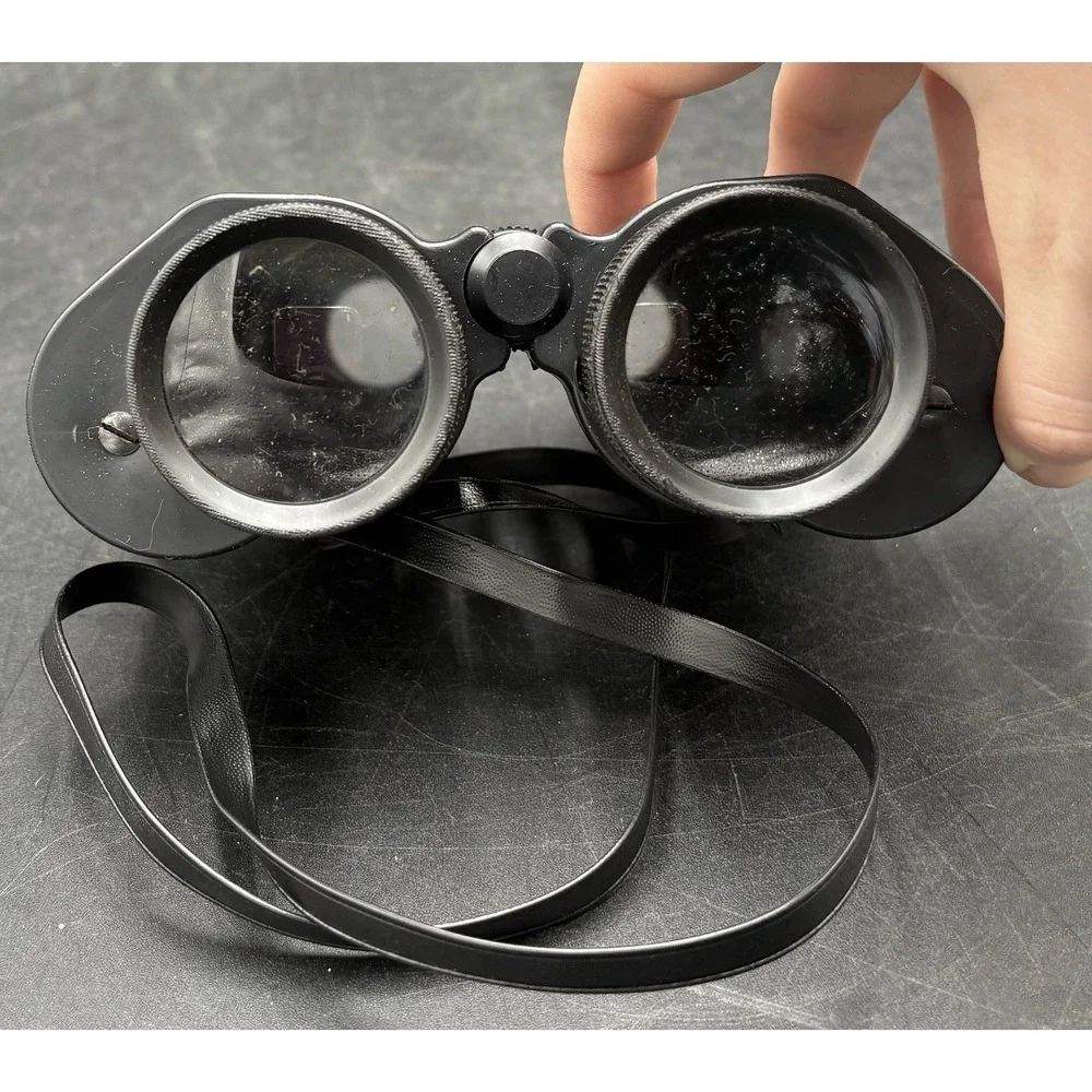 Original Made in Italy Binoculars Panoramic Non Prismatic Vintage w/ Case
